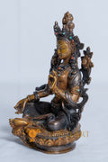 Premium Green Tara Statue | Copper Oxidized - S-B-RM-C-GT-0007
