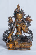 Premium Green Tara Statue | Copper Oxidized - S-B-RM-C-GT-0007