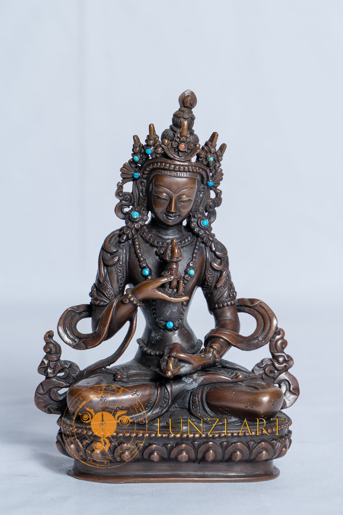 Premium Vajrasattva Statue | Copper Oxidized - S-B-RM-C-VS-0004