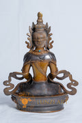 Radiant Amitayus Statue | Copper Oxidized - S-B-RM-C-A-0015
