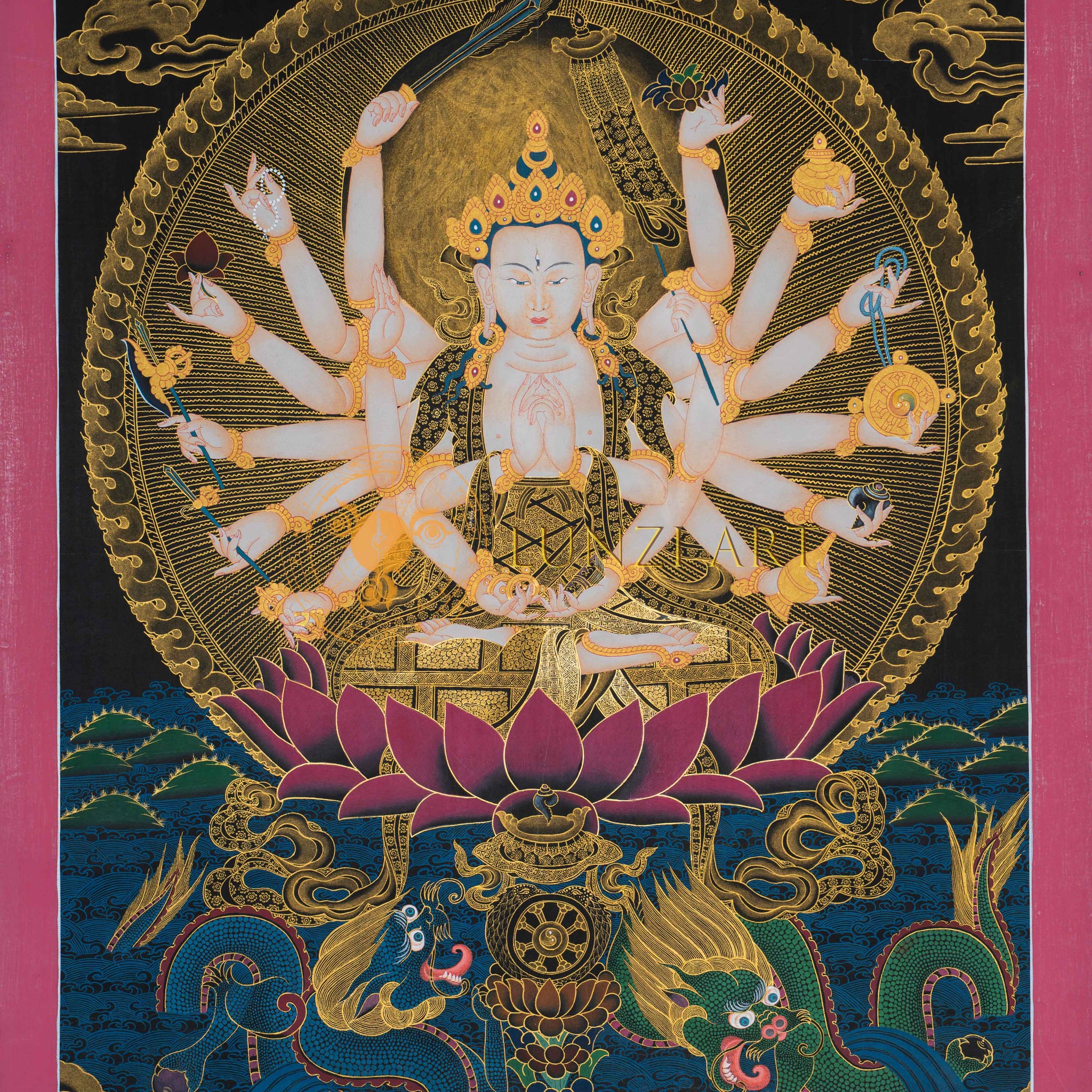 Sacred Chandi Thangka: Embrace Strength and Divine Feminine Energy - Thangka