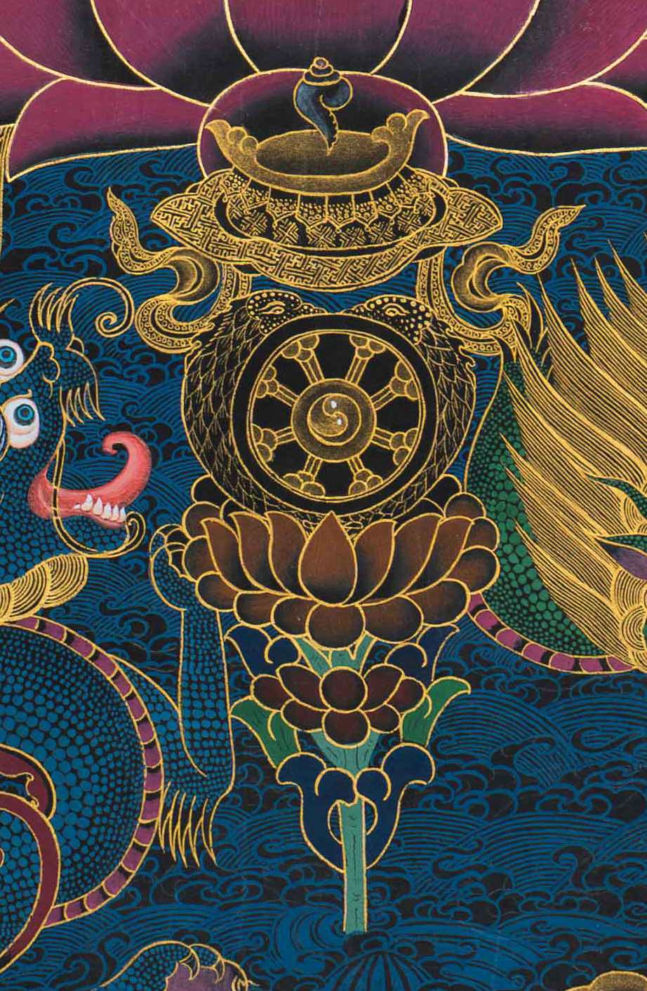Sacred Chundi Thangka: Embrace Strength and Divine Feminine Energy - T-S-BT-RB-AU-C-0112