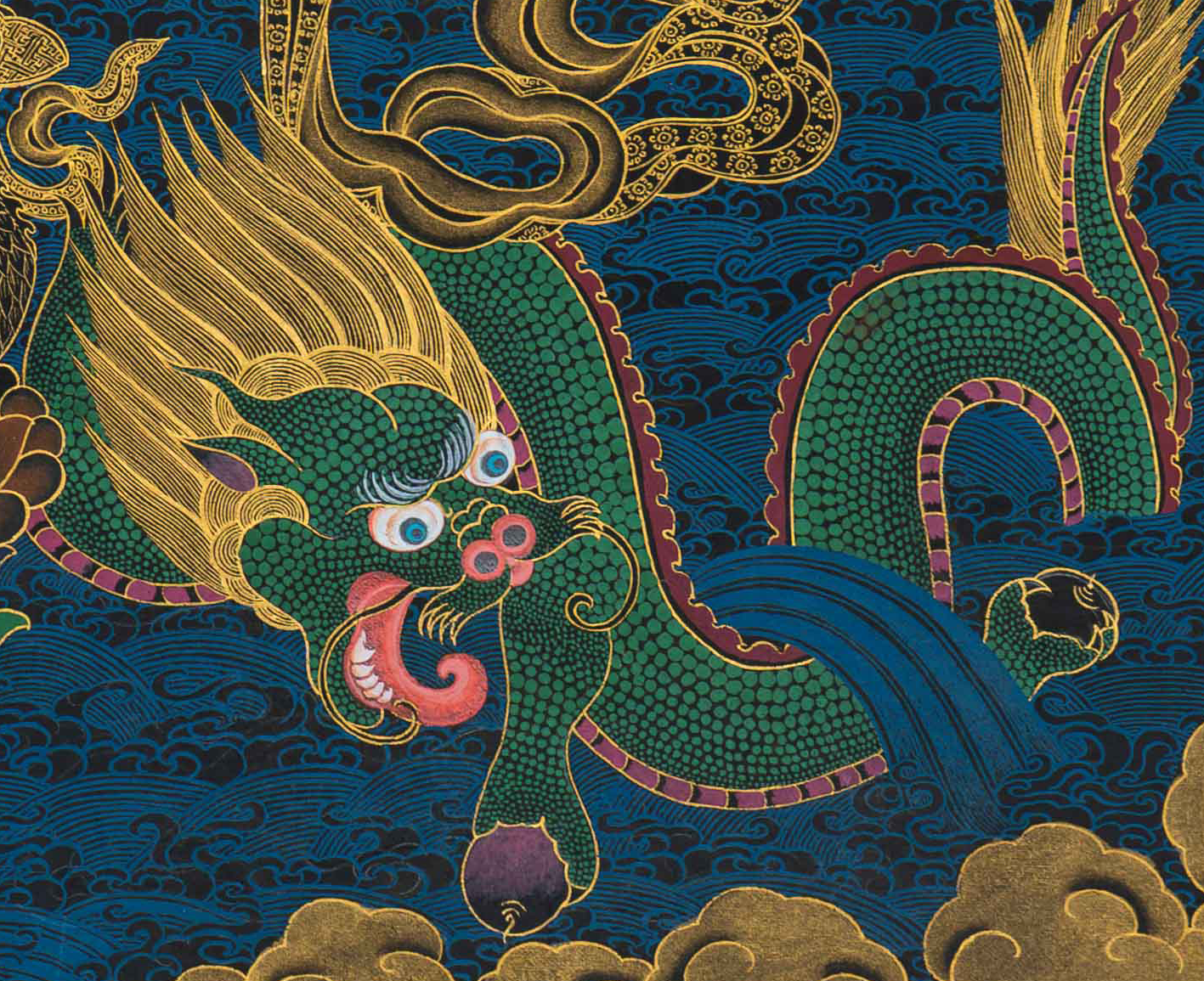 Sacred Chundi Thangka: Embrace Strength and Divine Feminine Energy - T-S-BT-RB-AU-C-0112