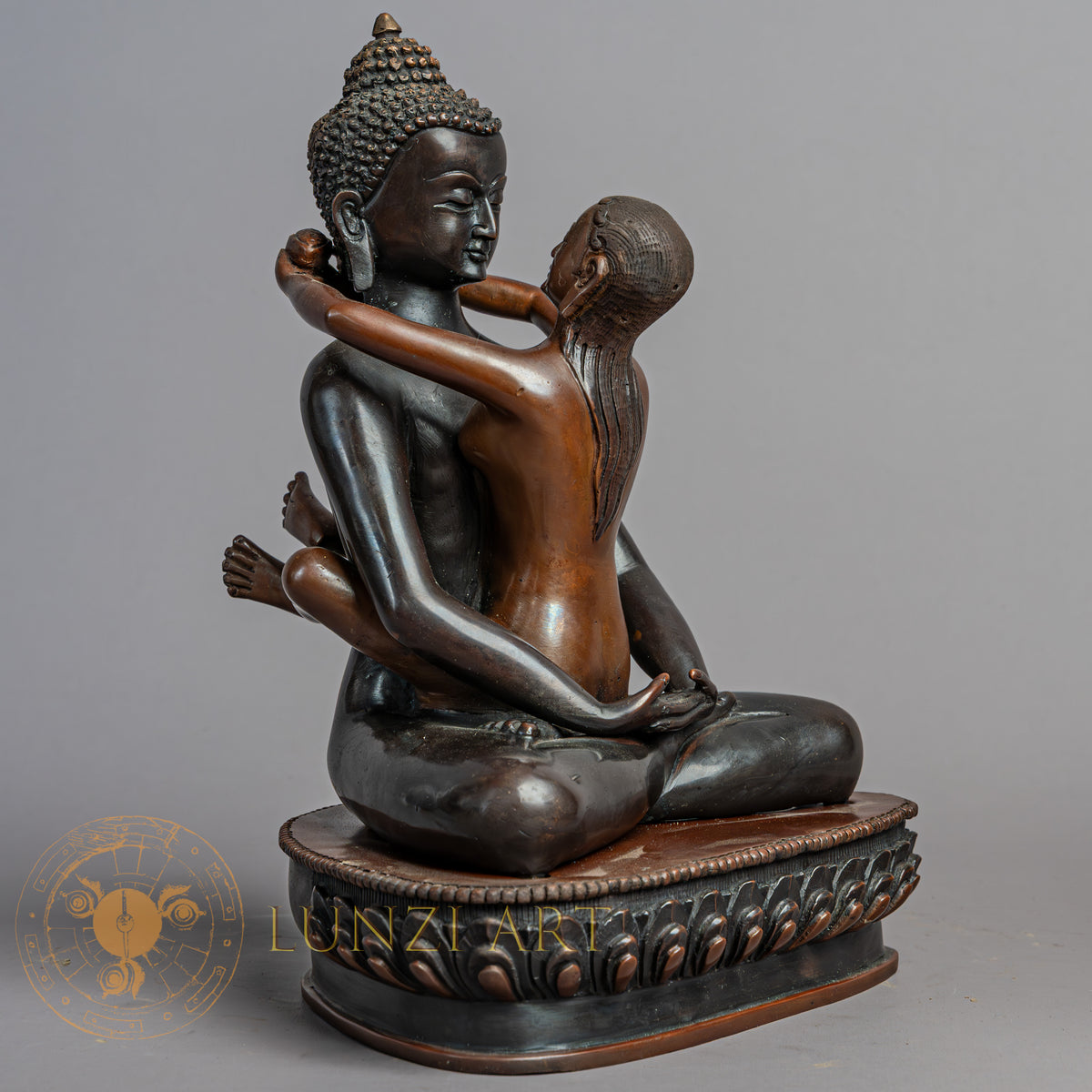 Samantabhadra Statue | Copper Oxidized - S-P-R-C-SBH-00230