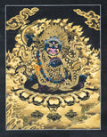 Shadbhuja Mahakala Thangka – The Wrathful Guardian of Wisdom - T-S-BT-BB-M-0138