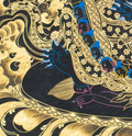 Shadbhuja Mahakala Thangka – The Wrathful Guardian of Wisdom - T-S-BT-BB-M-0138