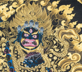 Shadbhuja Mahakala Thangka – The Wrathful Guardian of Wisdom - T-S-BT-BB-M-0138
