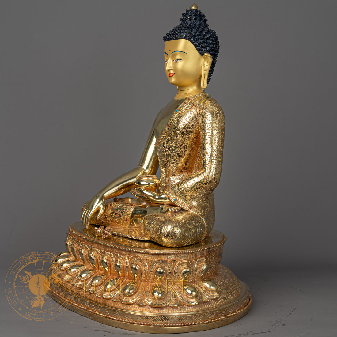 Shakyamuni Buddha | Full Gold-Plated Copper - S-P-BA-FG-CG-SB-00197