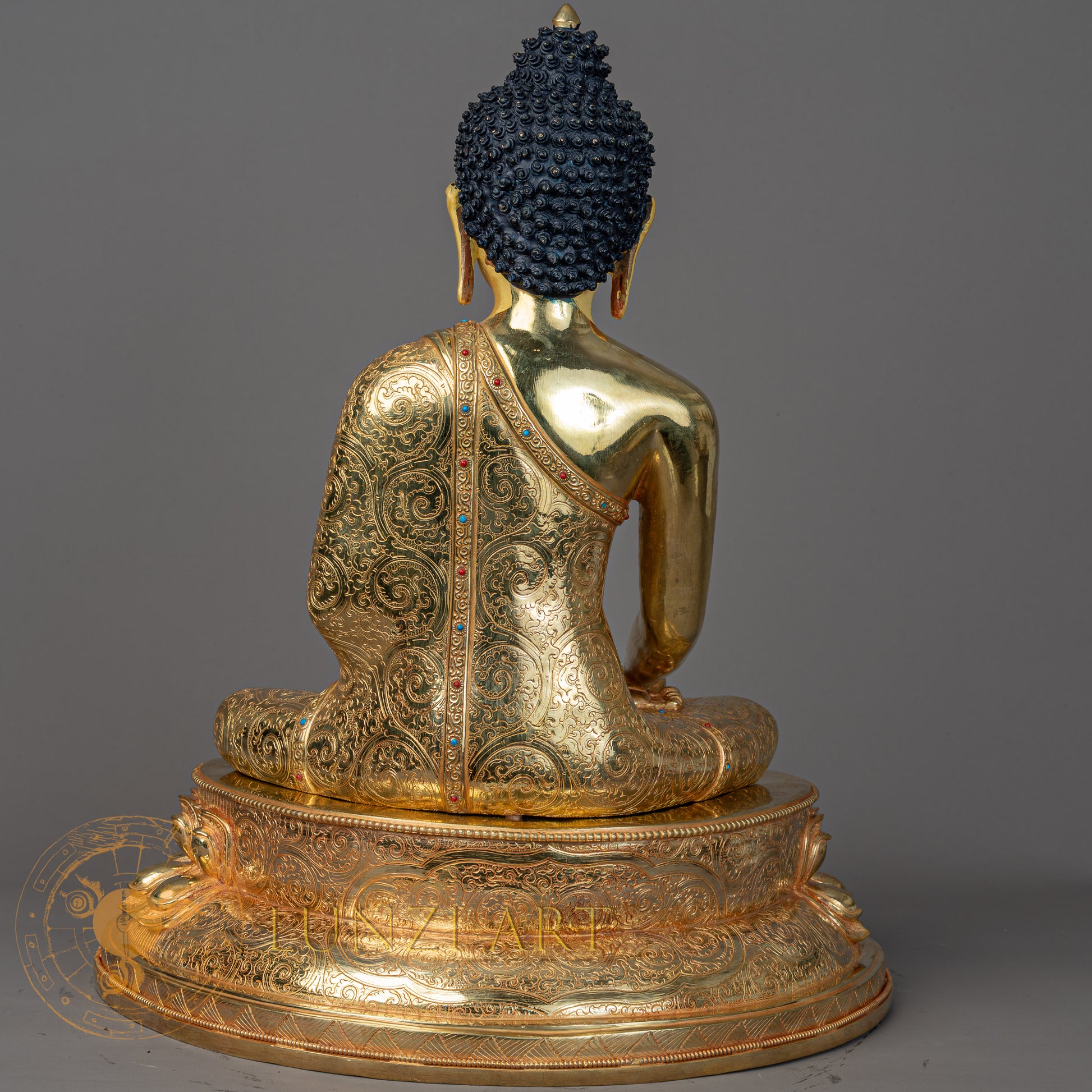 Shakyamuni Buddha | Full Gold-Plated Copper - S-P-BA-FG-CG-SB-00197