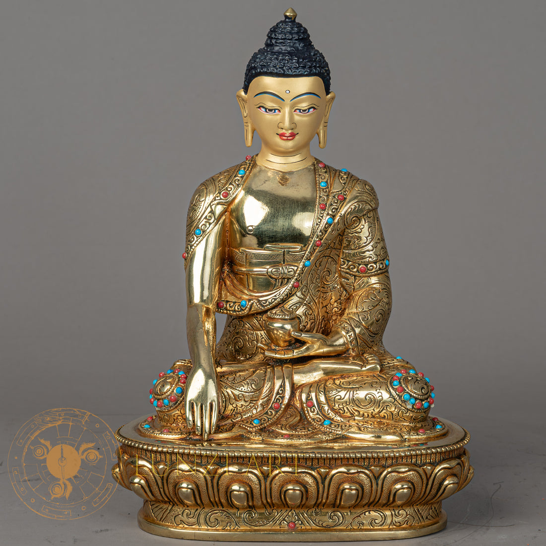 Shakyamuni Buddha | Full Gold-Plated Copper - S-P-BA-FG-CG-SB-00203