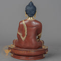 Shakyamuni Buddha | Handmade Half Gold Plated Statue - S-P-BA-HG-CG-SB-00210