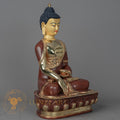 Shakyamuni Buddha | Handmade Half Gold Plated Statue - S-P-BA-HG-CG-SB-00215