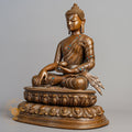 Shakyamuni Buddha Statue | Copper Oxidized - S-P-R-C-S-00219