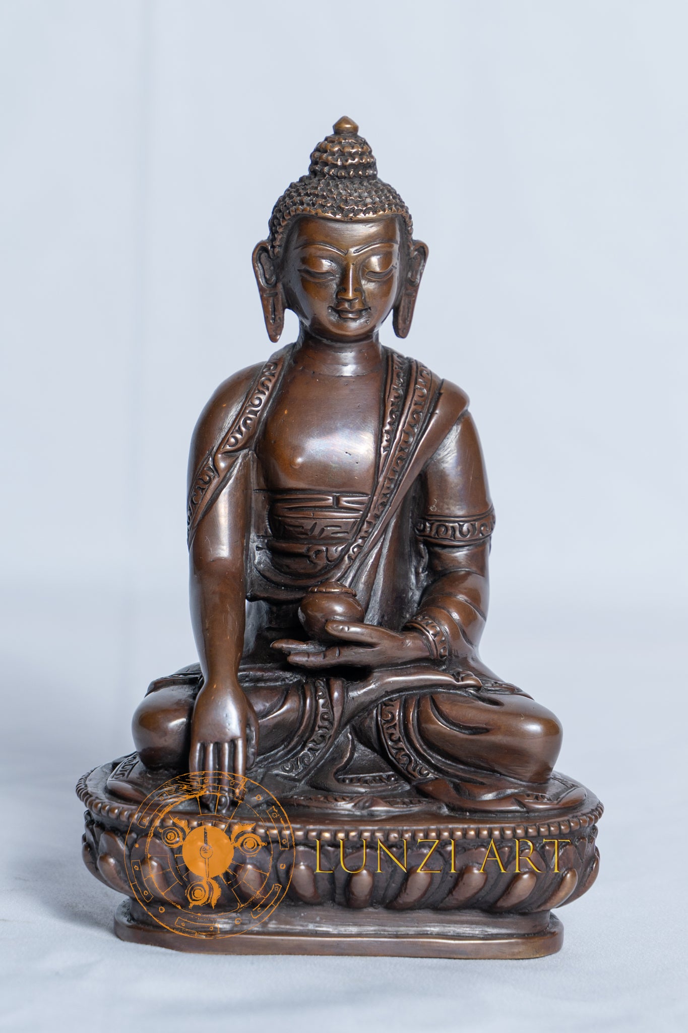 Shakyamuni Buddha Statue | Copper Oxidized - statues