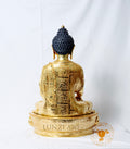 Shakyamuni Buddha Statue | Copper with 24k Gold Plating - S-P-BA-FG -CG-SB-0017
