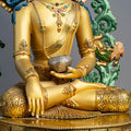 Shakyamuni Buddha Statue | Copper with Gold Dust Finish - S-P-R-CG-FG-SB-00232