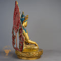 Shakyamuni Buddha Statue | Copper with Gold Dust Finish - S-P-R-CG-FG-SB-00232