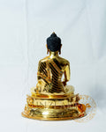 Shakyamuni Buddha Statue | Full Glided Copper With 24k Gold Plating - S-P-BA- FG-CG-SB-0004