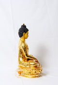 Shakyamuni Buddha Statue | Gold Plated Fully Gilded Copper - S-P-BA-FG -CG-SB-0022