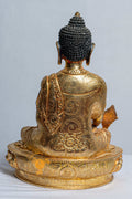 Shakyamuni Buddha Statue | Mercury Gold Plated on Copper - statues