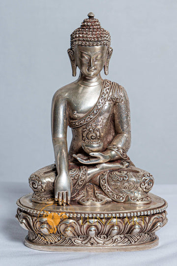 Shakyamuni Buddha Statue | Pure Silver - statues