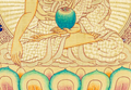 Shakyamuni Buddha Thangka: The Golden Radiance of Enlightenment - T-B-HT-RB-SB-0072