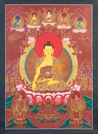 Shakyamuni Buddha Thangka – The Radiant Master of Enlightenment - T-N-MB-BB-S-0011