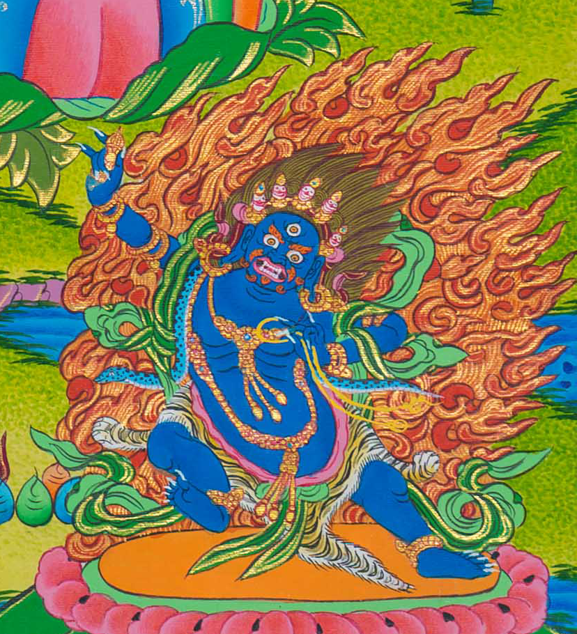 Shakyamuni Buddha Thangka: The Radiant Teacher of Enlightenment - T-S-BT-RB-AU-SB-0119