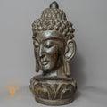 Shakyamuni Buddha Wooden Head Statue | Hand-Carved Minimalist Statue - w-s-sh-sbs-0002