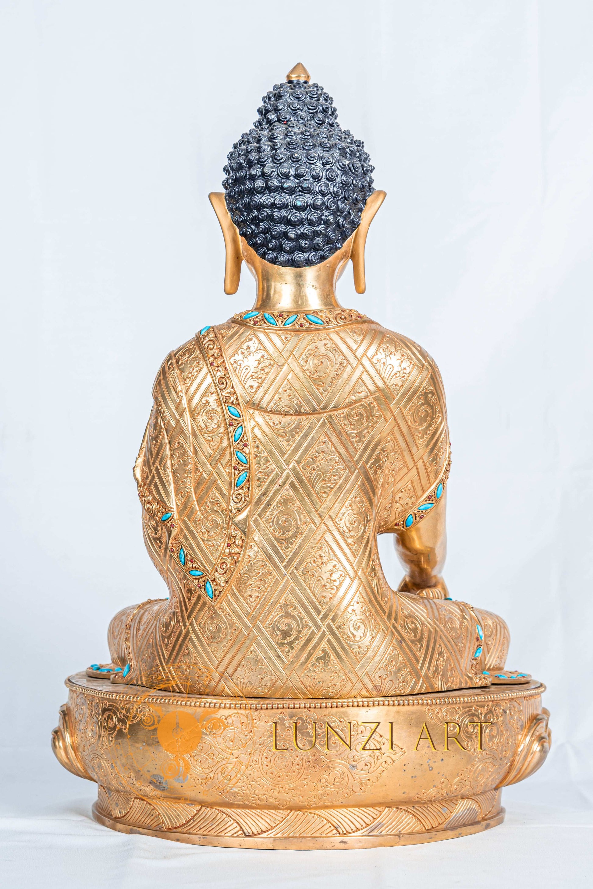 Shakyamuni Buddha statue | Copper with 24K Gold-Plated - statues