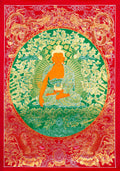 Hand-Painted Shakyamuni Buddha Thangka for Enlightenment & Serenity - T-S-BT-RB-SB-0037