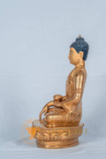 Shakyamuni buddha Statue | Fully Gold-Plated Copper - S-B-RM-FG-CG-SB-0102