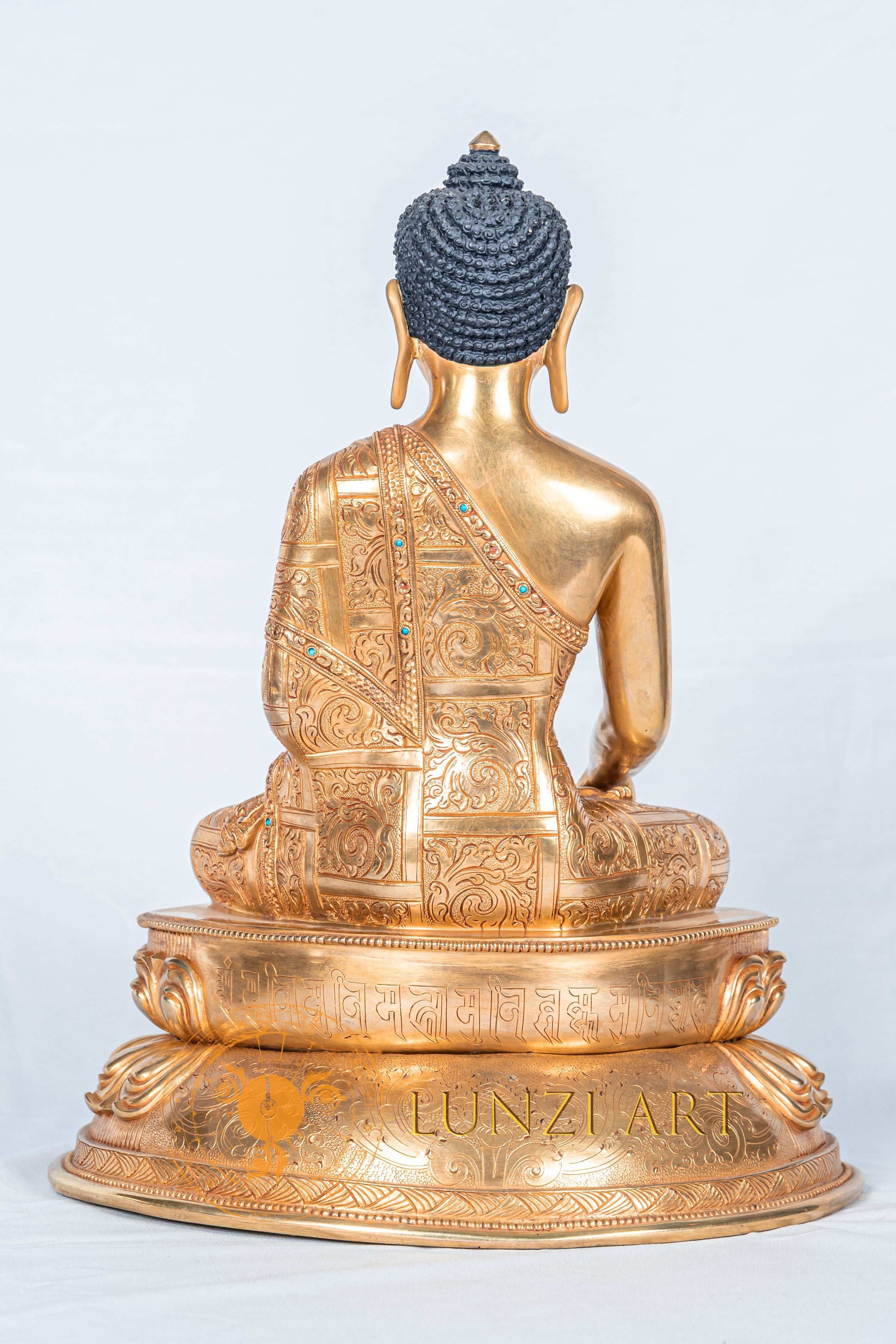 Shakyamuni buddha Statue | Fully Gold-Plated Copper - statues