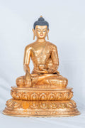 Shakyamuni buddha Statue | Fully Gold-Plated Copper - statues