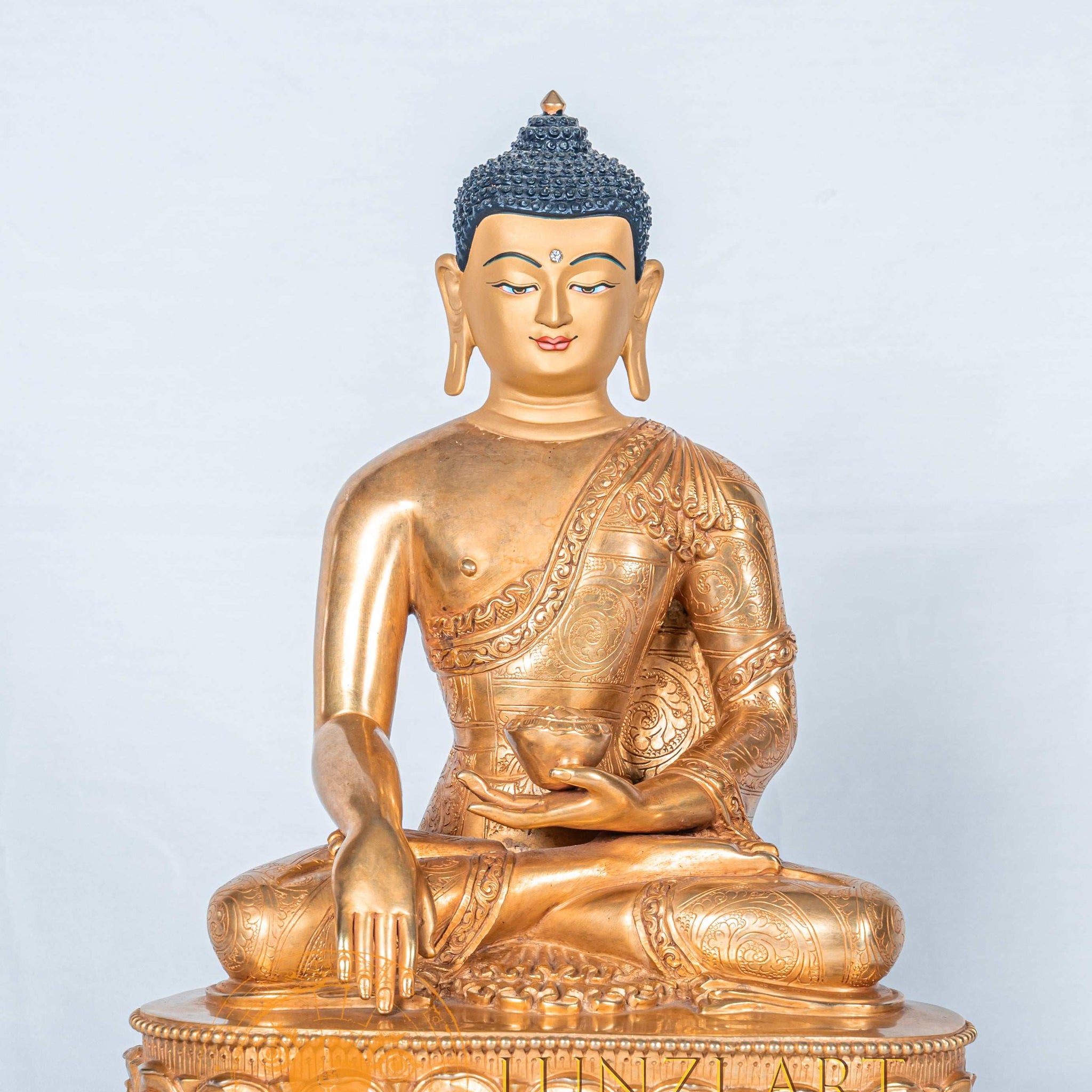 Shakyamuni buddha Statue | Fully Gold-Plated Copper - statues