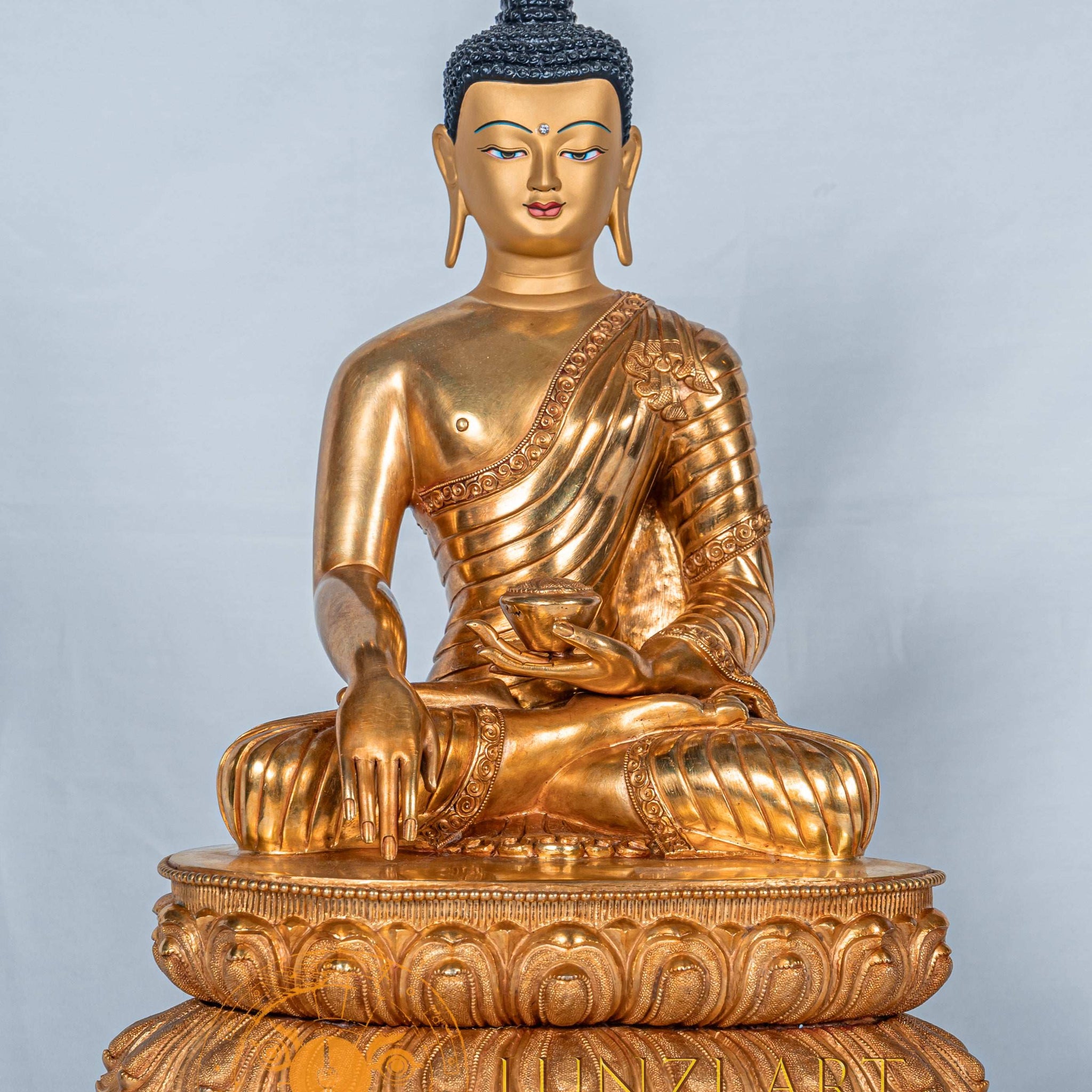 Shakyamuni buddha Statue | Fully Gold-Plated Copper - statues