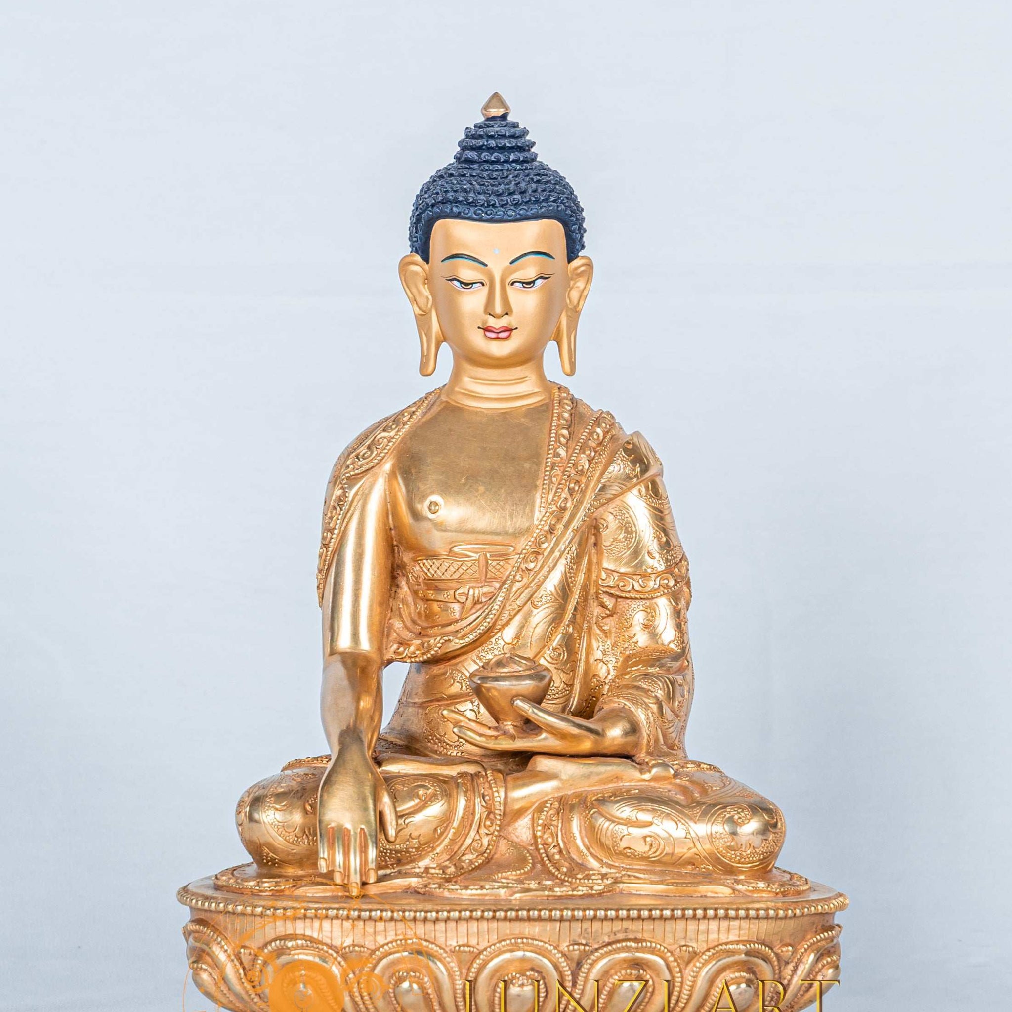 Shakyamuni buddha Statue | Fully Gold-Plated Copper - statues