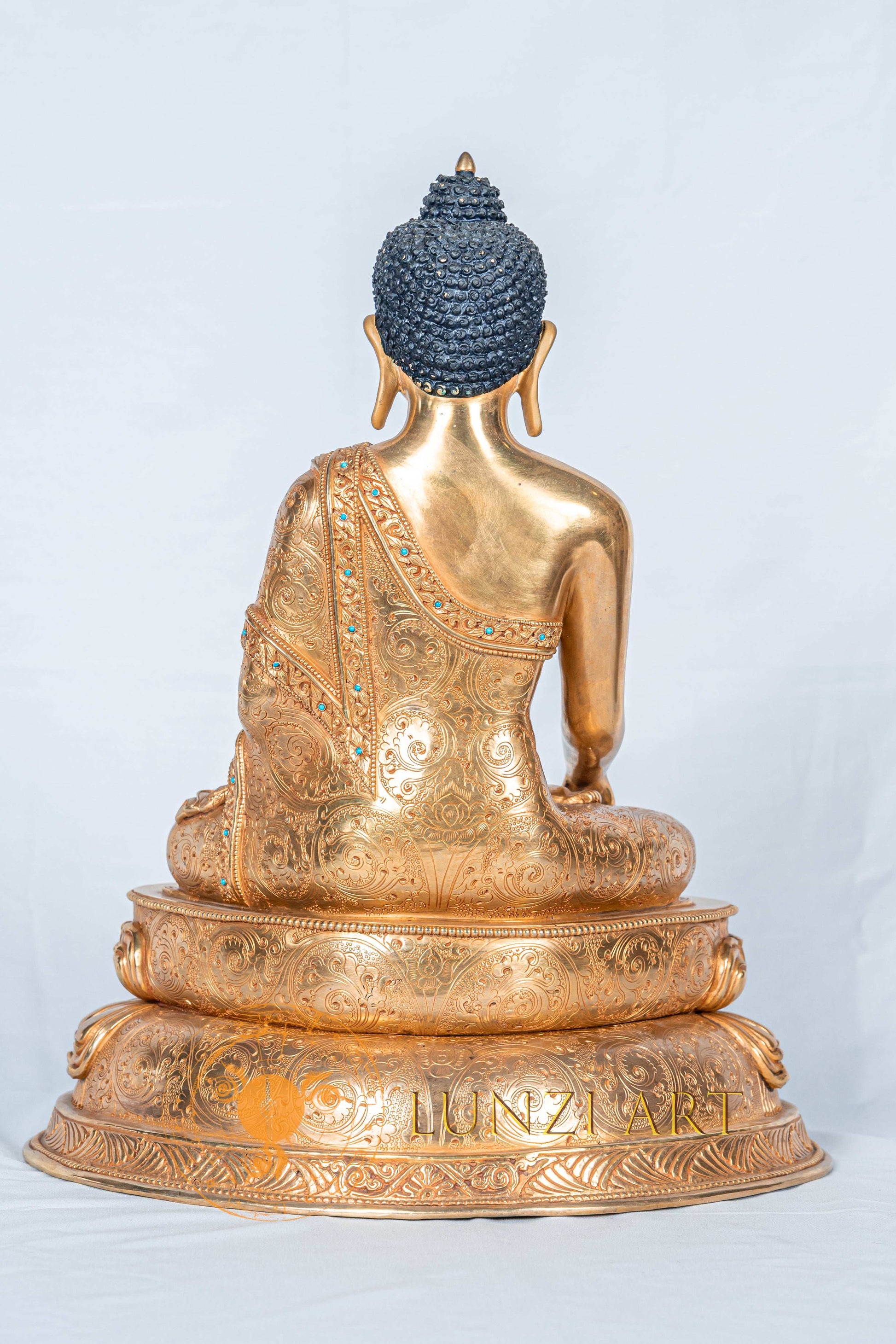 Shakyamuni buddha Statue | Fully Gold-Plated Copper - statues