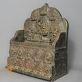 Sleeping Buddha Temple Altar | Hand-Carved Wood & Clay - w-s-sh-sba-0006