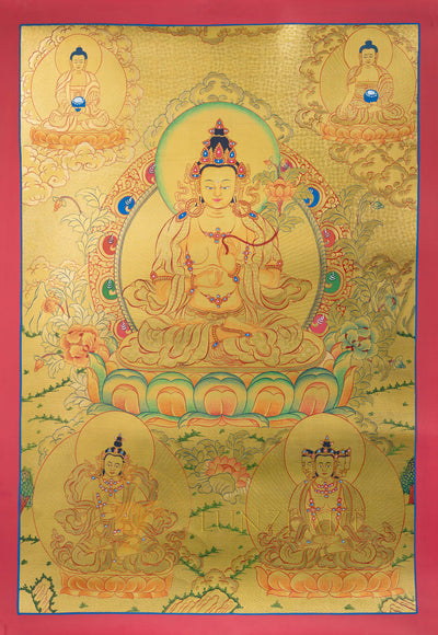 Tasuju Thangka: The Radiant Power of Wisdom - T-N-ET-GB-MB-0008
