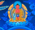 The Bodhisattva of Transcendent Wisdom: Manjushri Thangka Painting - T-S-BT-BB-AU-M-0011