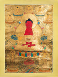 The Buddha of Infinite Light: Amitabha Thangka Painting - T-S-BT-CB-AU-AB-0020
