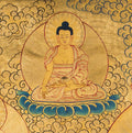 The Buddha of Infinite Light: Red Amitabha Thangka Painting - T-S-BT-CB-AU-AB-0020