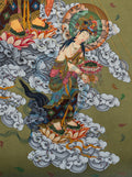 The Buddha's Celestial Descent Thangka Painting - T-S-BT-BB-AU-JB-0017