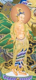 The Compassionate White Tara Thangka - T-S-BT-MB-AU-WT-0147