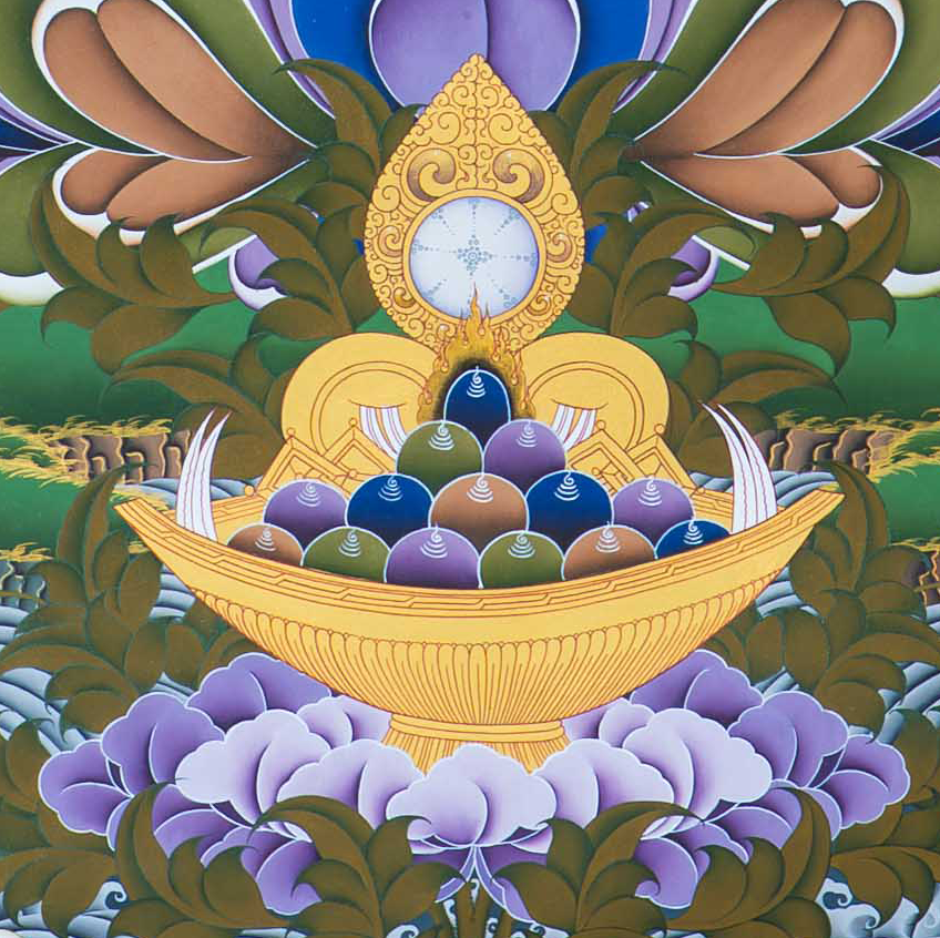 The Compassionate White Tara Thangka - T-S-BT-MB-AU-WT-0147