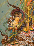 The Descent of the Japanese Buddha: A Celestial Vision Thangka Painting - T-S-BT-BB-AU-JB-0016