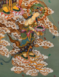 The Descent of the Japanese Buddha: A Celestial Vision Thangka Painting - T-S-BT-BB-AU-JB-0016