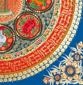 The Eight Auspicious Symbols Mantra Mandala Thangka - T-PS-SS-BB-KGM-92
