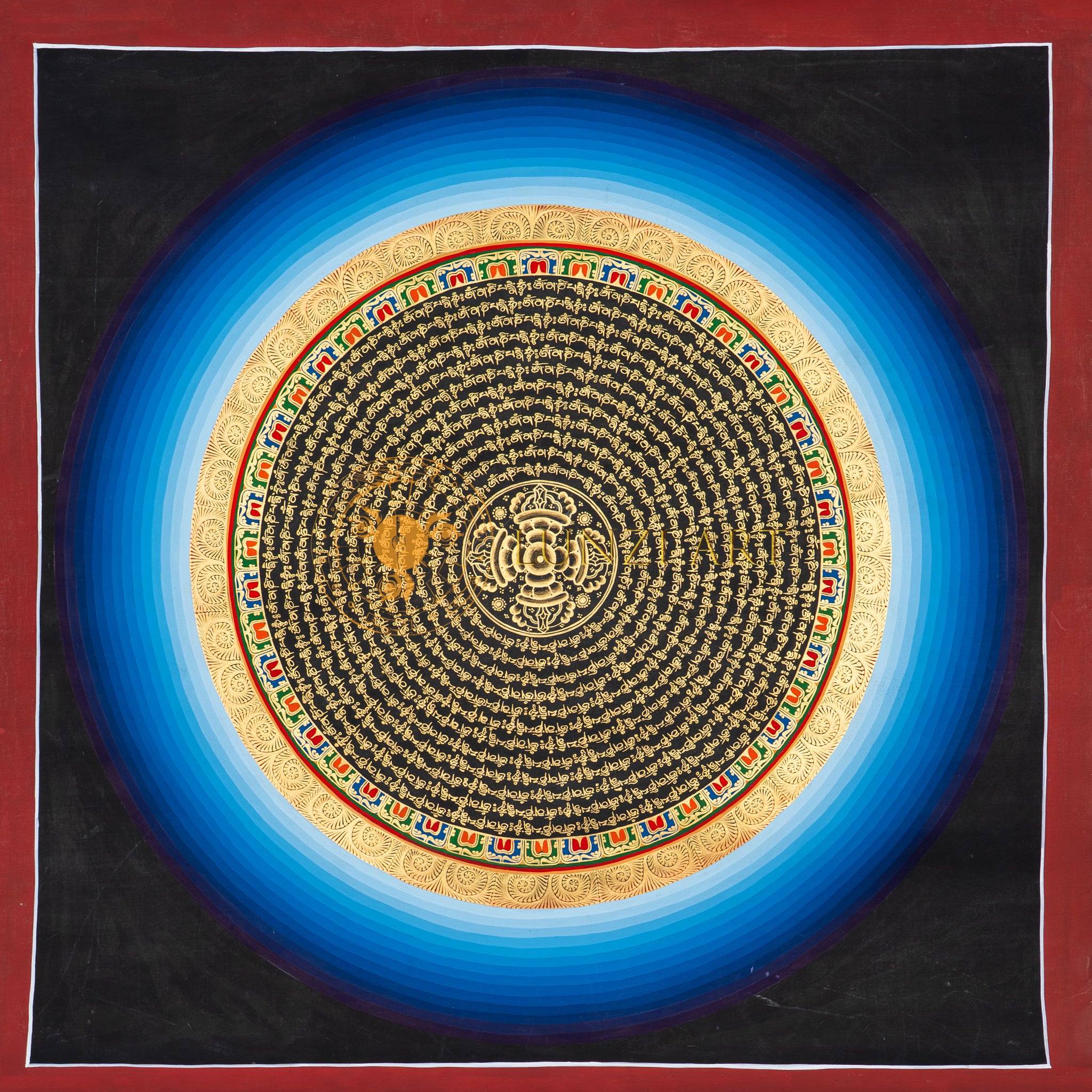 The Enlightened Heart of the Vajra Mandala - Thangka